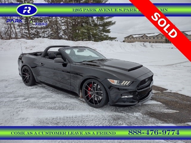 Used 2016 Ford Mustang GT Premium with VIN 1FATP8FF6G5206090 for sale in Park Rapids, Minnesota