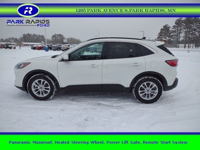 Used 2021 Ford Escape SE with VIN 1FMCU9G66MUB19438 for sale in Park Rapids, Minnesota