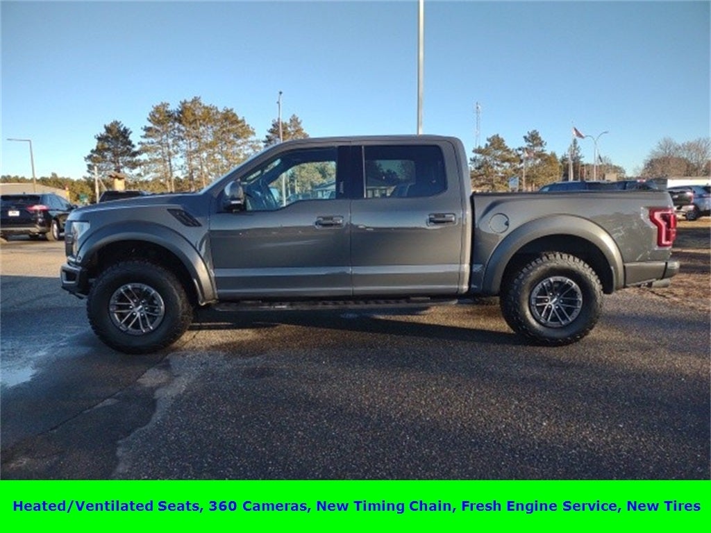 Used 2020 Ford F-150 Raptor with VIN 1FTFW1RG9LFA17556 for sale in Park Rapids, Minnesota