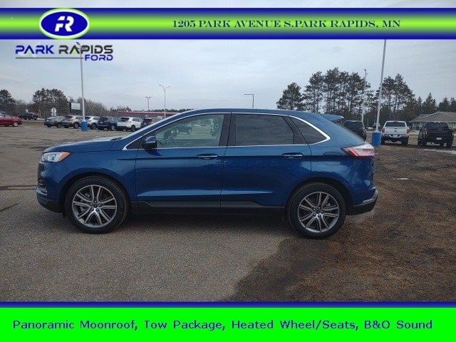 Used 2021 Ford Edge Titanium with VIN 2FMPK4K95MBA42367 for sale in Park Rapids, Minnesota