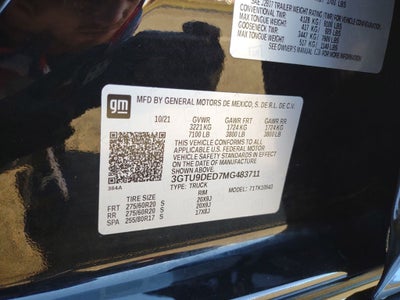 2021 GMC Sierra 1500 SLT