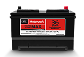 Motorcraft® Tested Tough® MAX Batteries, starting at $139.95 MSRP