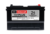Motorcraft® Tested Tough® PLUS Batteries, $109.95 MSRP